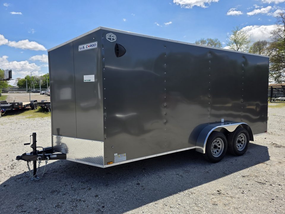 New 2027 US Cargo 7X16 TANDEM AXLE 6'6 TALL RAMP DOOR DRINGS Cargo / Enclosed Trailer