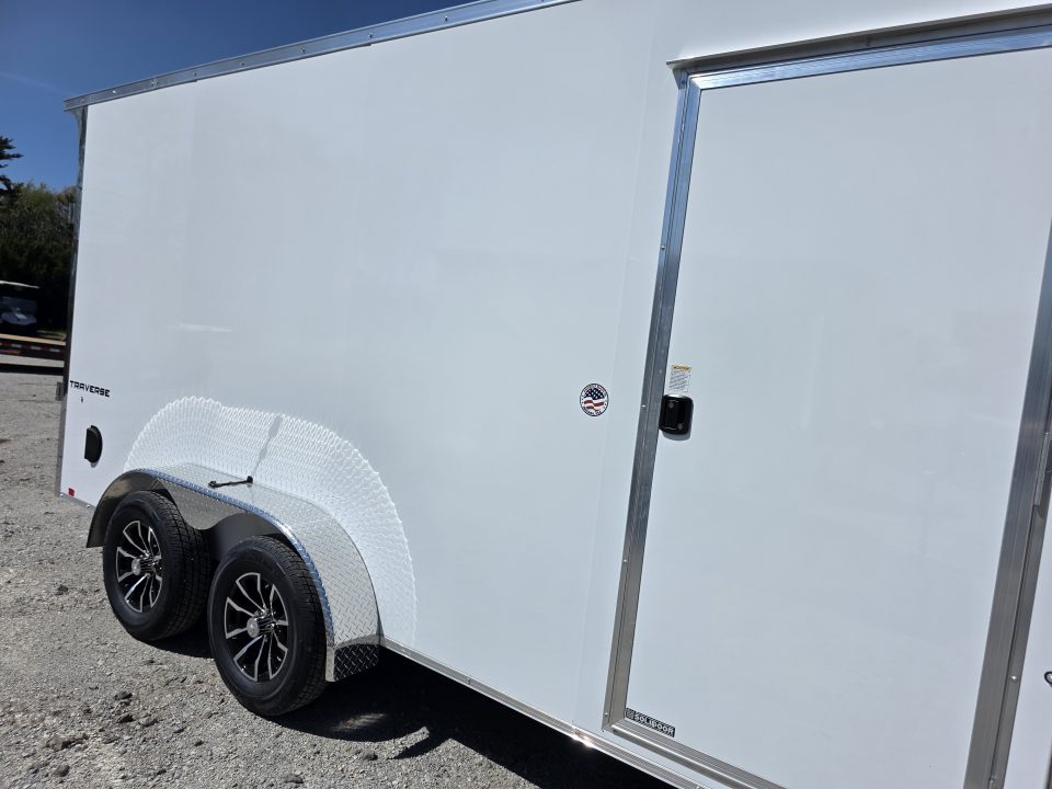New 2026 Formula Trailers 7x16 7' 080 SCREWLESS DRINGS ALUM WHEELS SXS UTV GOLFCART Cargo / Enclosed Trailer