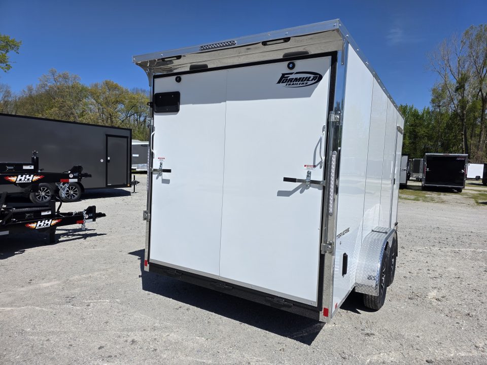 New 2026 Formula Trailers 7x16 7' 080 SCREWLESS DRINGS ALUM WHEELS SXS UTV GOLFCART Cargo / Enclosed Trailer