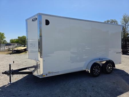 New 2026 Formula Trailers 7x16 7' 080 SCREWLESS DRINGS ALUM WHEELS SXS UTV GOLFCART Cargo / Enclosed Trailer