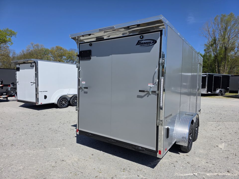 New 2026 Formula Trailers 7x16 7' 080 SCREWLESS DRINGS ALUM WHEELS SXS UTV GOLFCART Cargo / Enclosed Trailer