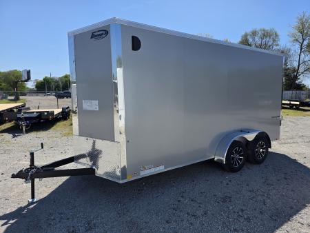 New 2026 Formula Trailers 7x16 7' 080 SCREWLESS DRINGS ALUM WHEELS SXS UTV GOLFCART Cargo / Enclosed Trailer