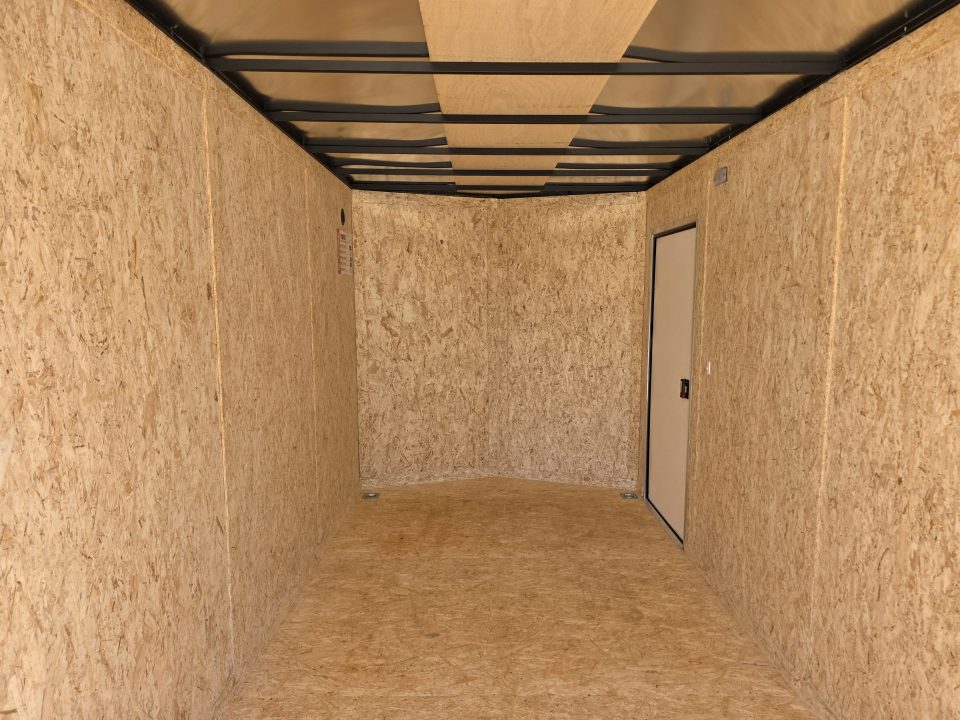 New 2026 Formula Trailers 7x16 7' INSIDE 080 SCREWLESS DRINGS BLACKOUT ALUM WHEELS SXS UTV GOLFCART Cargo / Enclosed Trailer
