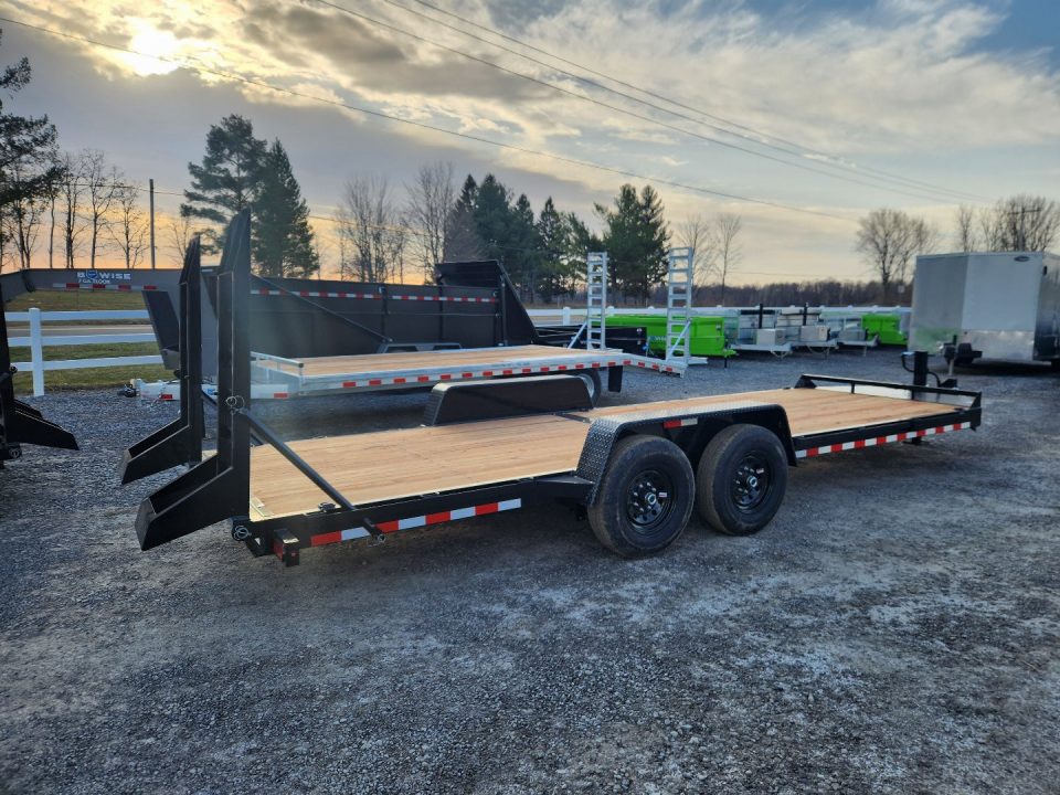 New 2025 BWISE EH14 82x22 14K Tandem Axle Equipment Trailer