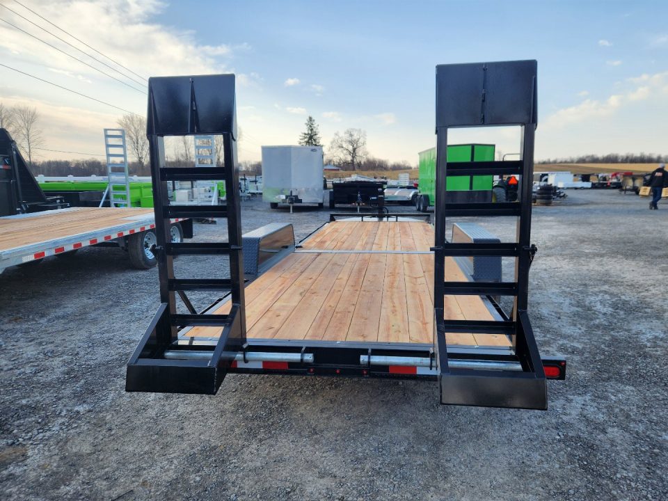 New 2025 BWISE EH14 82x22 14K Tandem Axle Equipment Trailer