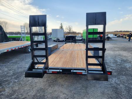 New 2025 BWISE EH14 82x22 14K Tandem Axle Equipment Trailer