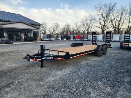 New 2025 BWISE EH14 82x22 14K Tandem Axle Equipment Trailer