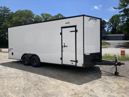 New 2026 HOMESTEADER CARGO TRAILER / INTREPID SERIES / 8..6'X20' / 32  SIDE DOOR / RAMP REAR DOOR / .080 WHITE POLY CORE ALUMINUM / BLACK OUT PKG / 7' INTERIOR HEIGHT / 5200# AXLES / REAR SPOILER W/ LOAD LIGHTS