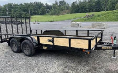 New 2026 Big Tex Trailers 70PI-X 83  x 14 Tandem AxlLE Utility Trailer