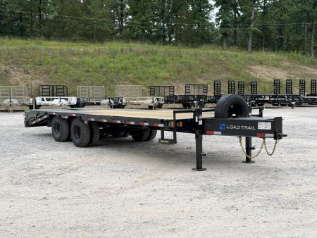 New 2026 Load Trail PP 102X25 22K GVWR 5' MAX RAMPS 14PLY TIRES Flatbed Trailer