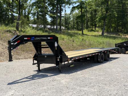 New 2026 Load Trail GP 102X28 24K GVWR 5' MAX RAMPS 14 PLY TIRES Flatbed Trailer