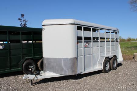 New 2027 Valley Trailers 16' STOCK WITH 6  INTERIOR HIEGHT STOCK 53077 Stock / Stock Combo Trailer