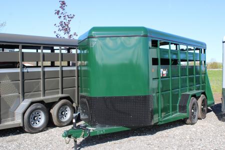 New 2027 Valley Trailers 16' STOCK TRAILER STOCK ID 530754 Stock / Stock Combo Trailer