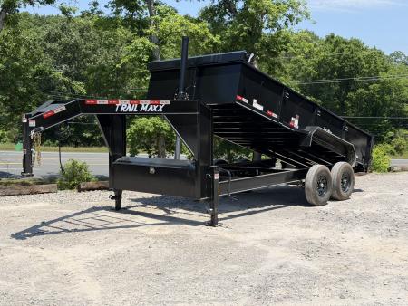 New 2026 Trail Maxx 83X16 14K GVWR GOOSENECK Dump Trailer