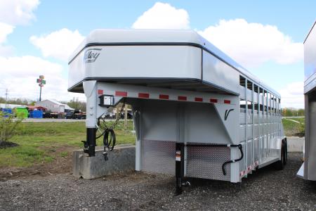 New 2027 Valley Trailers 20' STOCK GOOSENECK STOCK ID 52851 Stock / Stock Combo Trailer