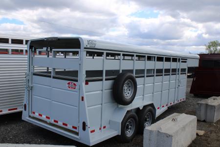 New 2027 Valley Trailers 20' STOCK GOOSENECK STOCK ID 52851 Stock / Stock Combo Trailer
