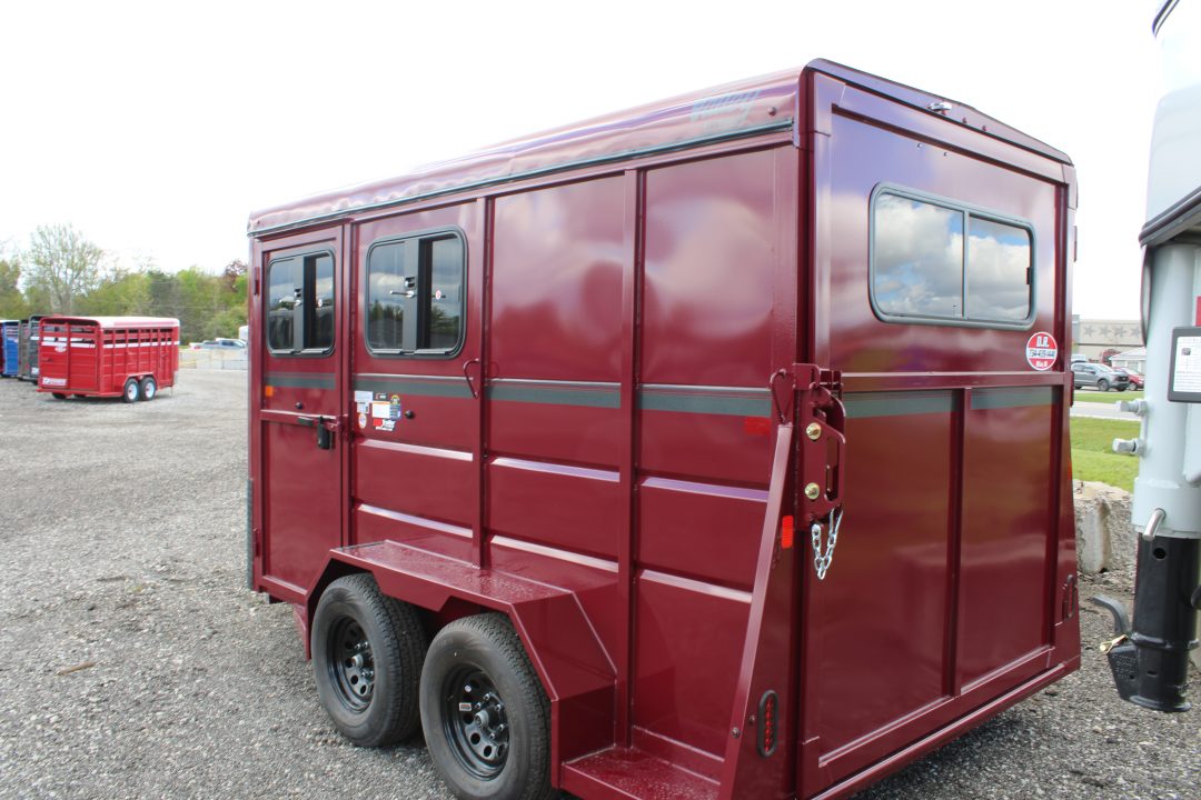 New 2027 Valley Trailers 2 HORSE STOCK ID 53208 Stock / Stock Combo Trailer