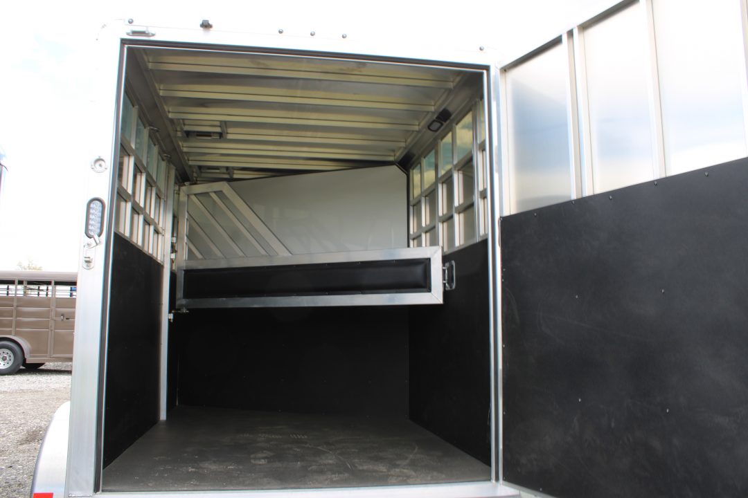 New 2026 Frontier Trailers 2 HORSE TRAILER STOCK ID 49568 Stock / Stock Combo Trailer