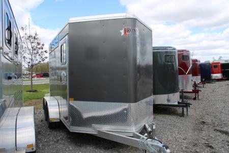 New 2026 Frontier Trailers 2 HORSE TRAILER STOCK ID 49568 Stock / Stock Combo Trailer