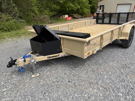 New 2026 Diamond C PSA106 Utility Trailer 6’11”X14’ VENTURE WITH BI- FOLD GATE