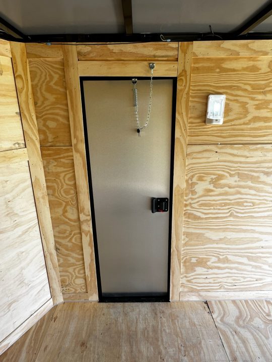 New 2026 Luxe 6X10 -Enclosed Trailer -3500LB Tandem Axle -White Poly - Blackout Cargo / Enclosed Trailer