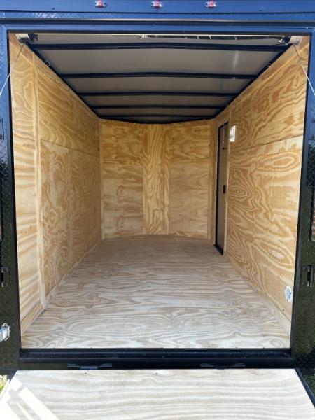 New 2026 Luxe 6X10 -Enclosed Trailer -3500LB Tandem Axle -White Poly - Blackout Cargo / Enclosed Trailer