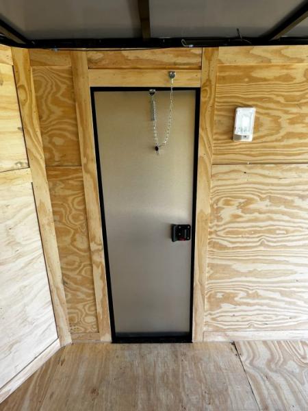 New 2026 Luxe 6X10 -Enclosed Trailer -3500LB Tandem Axle -White Poly - Blackout Cargo / Enclosed Trailer