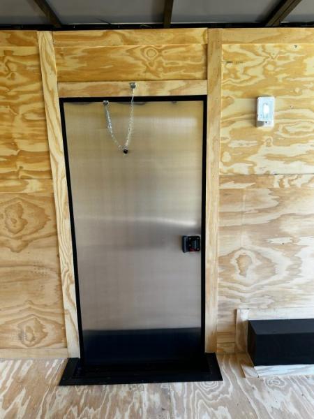 New 2026 Luxe 8.5x16 Car Hauler-5200 Torsion- White poly- Blackout- Enclosed Trailer