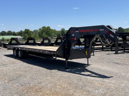 New 2027 MAXXD Hydraulic Dovetail Gooseneck Trailer | 34' x 102' 30K GVWR