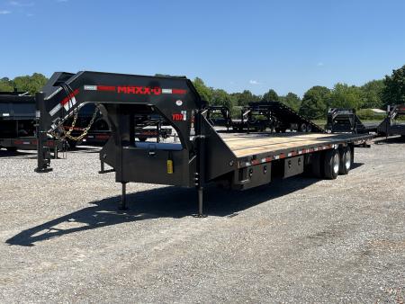 New 2027 MAXXD Hydraulic Dovetail Gooseneck Trailer | 34' x 102' 30K GVWR