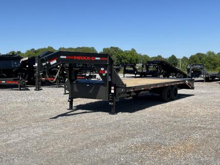 New 2027 MAXXD Gooseneck Flatbed Trailer | 102" x 25' | 17.5K GVWR