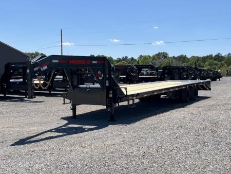 New 2027 MAXX-D 102"X32' 25.9K Gooseneck Flatbed Trailer