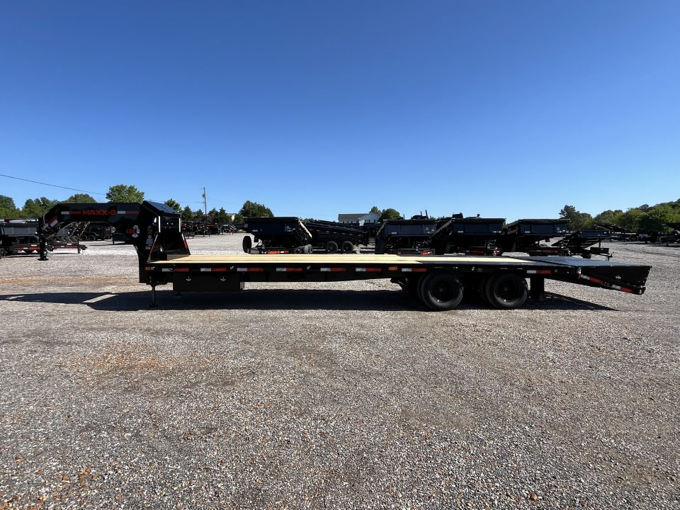 New 2027 MAXXD Gooseneck Flatbed Trailer | 102" x 30' 25K GVWR