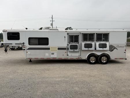 Used 1999 Sundowner 3 Horse Gooseneck Living Quarters