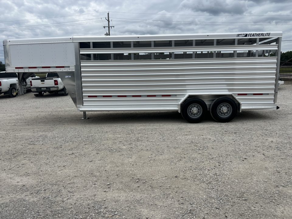 New 2026 Featherlite 20' Stock Trailer
