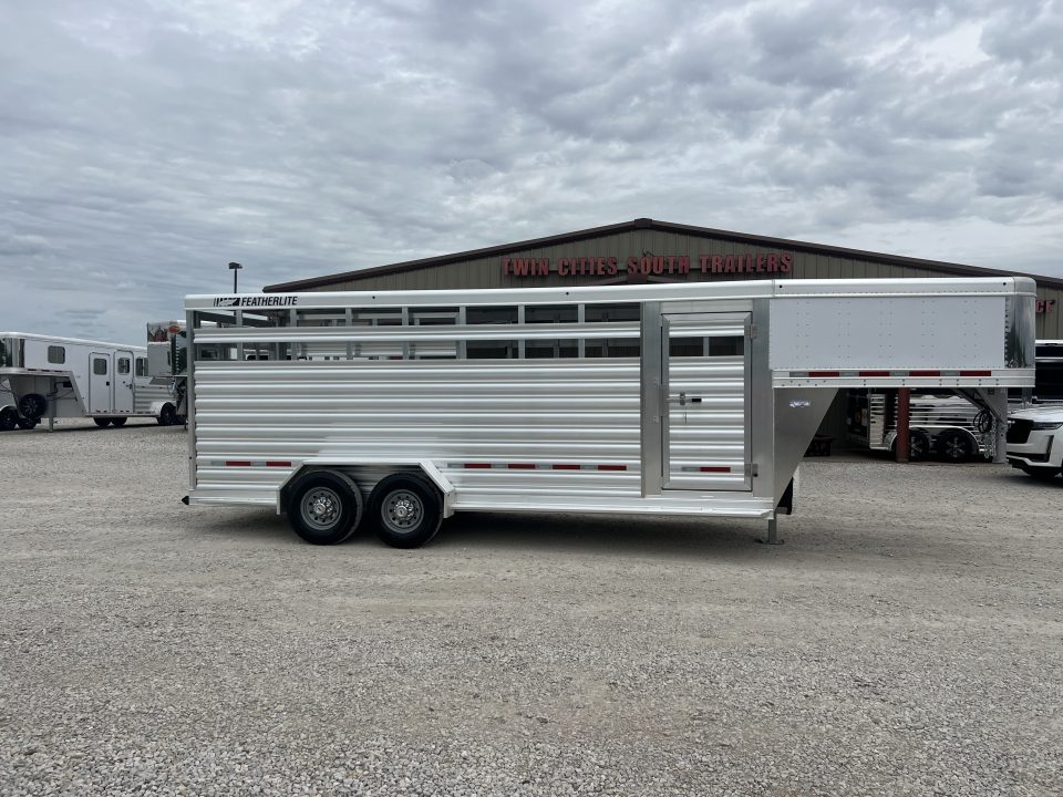 New 2026 Featherlite 20' Stock Trailer