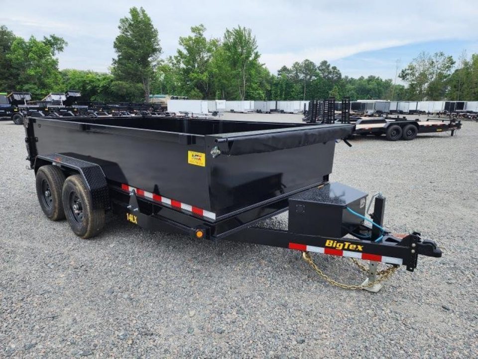 New 2027 Big Tex Trailers 7x14 14LX 14K w/ Slide-In Ramps Dump Trailer *Take an additional $200 off with an instant rebate thru 5/31