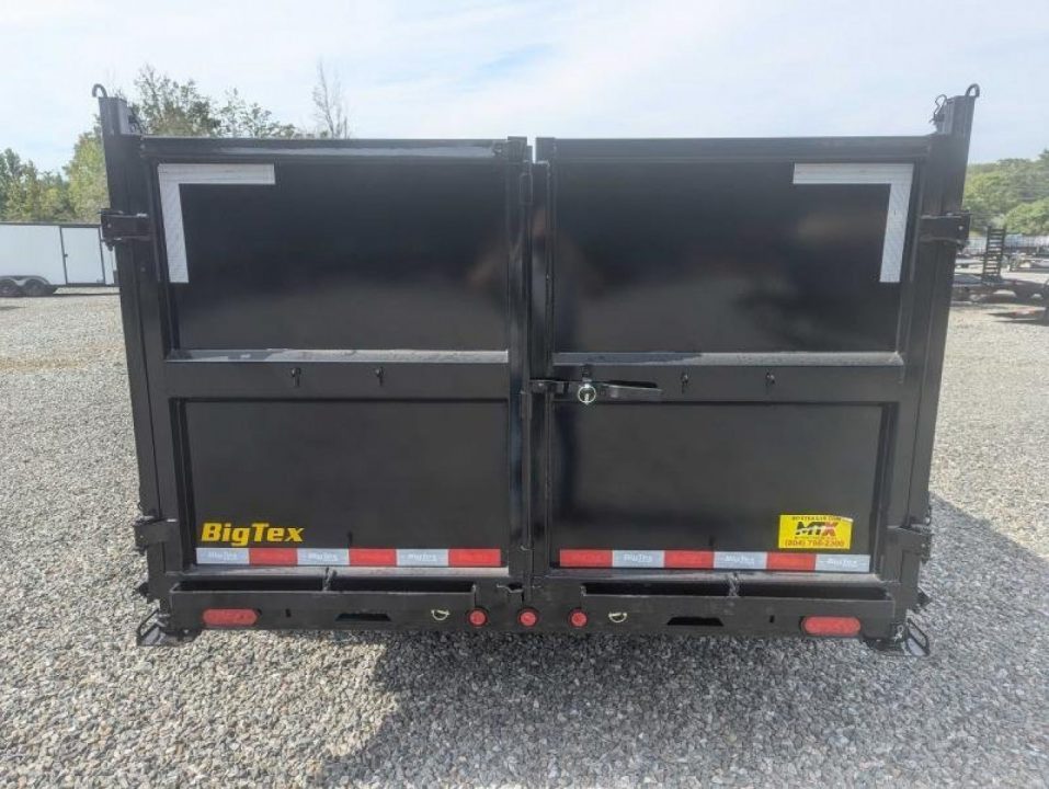 New 2027 Big Tex Trailers 7x14 14LX 14K w/ Slide-In Ramps Dump Trailer
