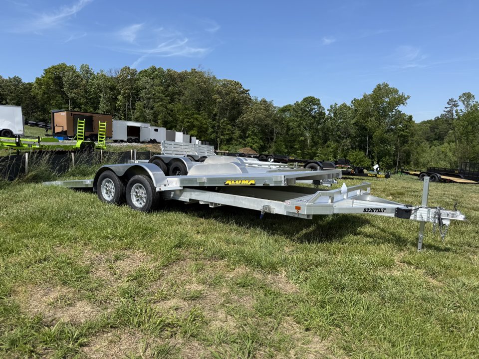 New 2026 Aluma 8220 TILT-TA-EL-RTD Car Hauler