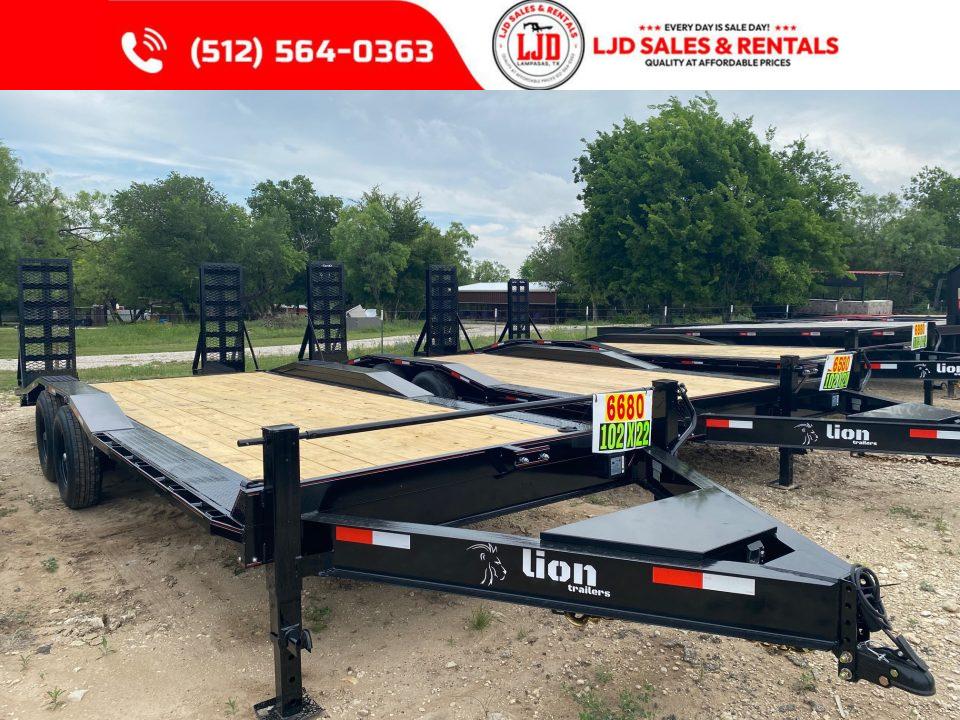 New 2026 Lion - 102" X 22 - 14K GVWR - Car Hauler