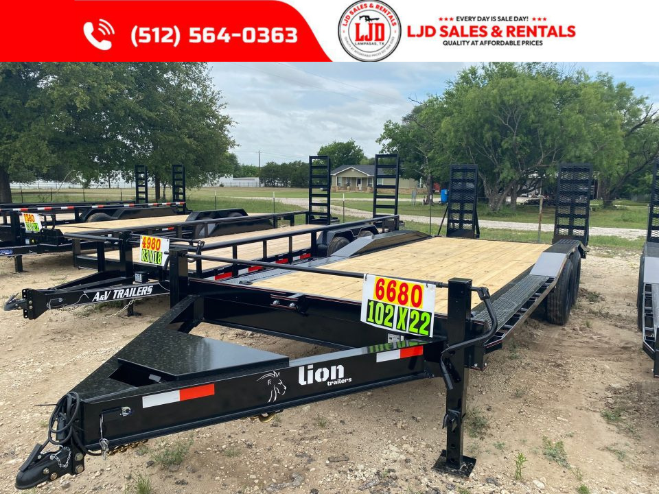 New 2026 Lion - 102" X 22 - 14K GVWR - Car Hauler