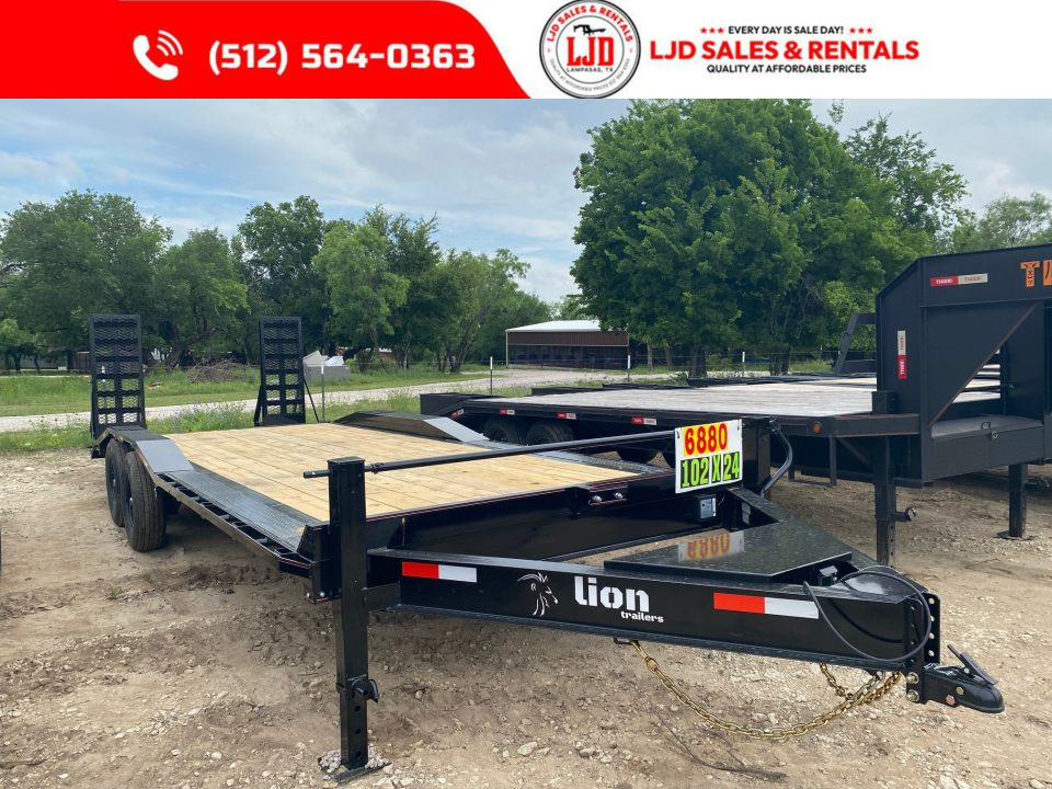 New 2026 Lion - 102" X 24 - 14K GVWR - Equipment Trailer