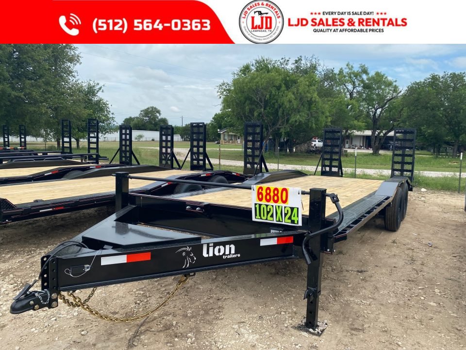 New 2026 Lion - 102" X 24 - 14K GVWR - Equipment Trailer