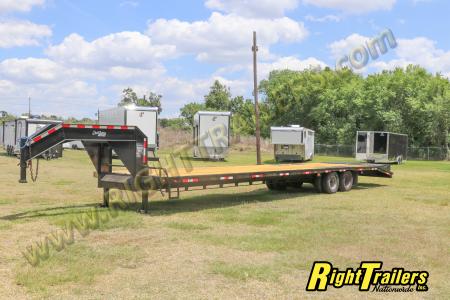 Used 2019 8.5X40 Traxx Trailers GOOSENECK EQUIPMENT TRAILER