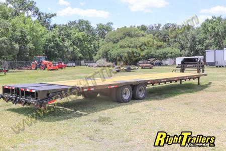 Used 2019 8.5X40 Traxx Trailers GOOSENECK EQUIPMENT TRAILER