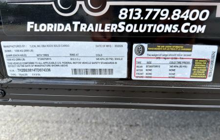 New 2026 Rock Solid Cargo 5x8 Double Rear Door Cargo / Enclosed Trailer