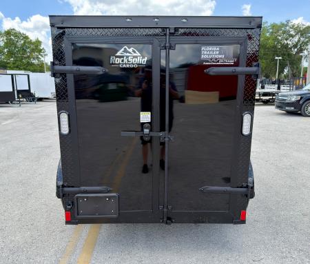 New 2026 Rock Solid Cargo 5x8 Double Rear Door Cargo / Enclosed Trailer
