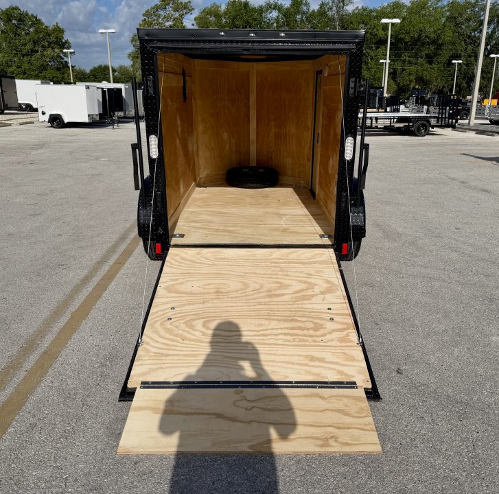 New 2026 Rock Solid Cargo 5x8 Rear Ramp Door Cargo / Enclosed Trailer