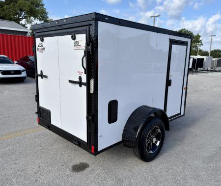 New 2026 Rock Solid Cargo 5x8 Rear Ramp Door Cargo / Enclosed Trailer