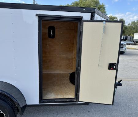 New 2026 Rock Solid Cargo 5x8 Rear Ramp Door Cargo / Enclosed Trailer